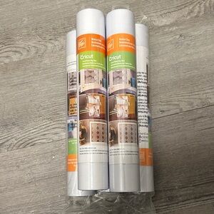 Cricut White Window Cling Rolls - 5 Pack  1 roll 12” x 48”